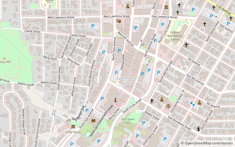 last chance gulch pedestrian mall helena location map