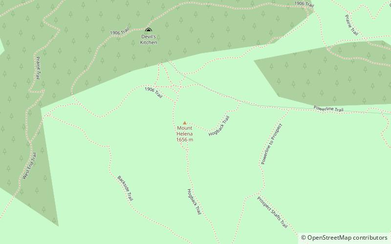 Mount Helena location map