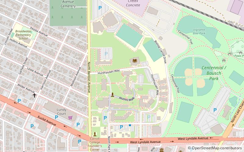 Carroll College location map