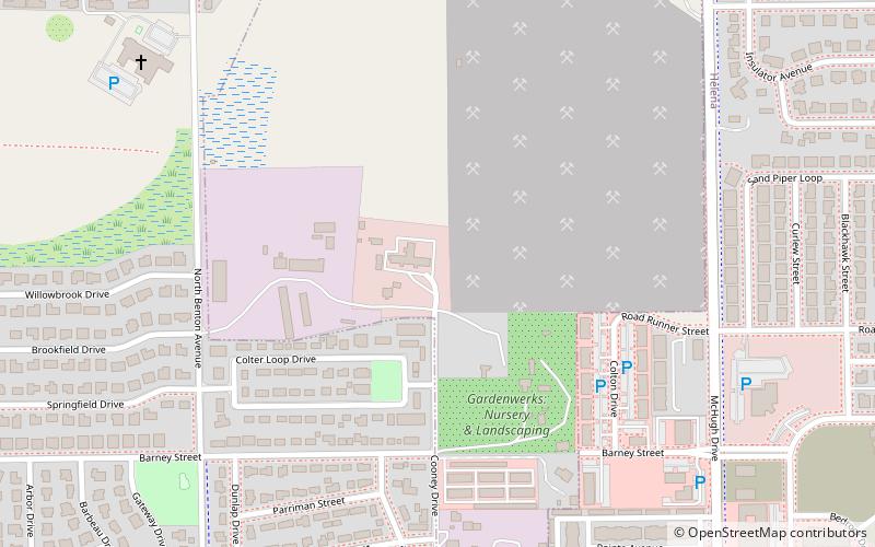 Lewis and Clark County Hospital Historic District location map