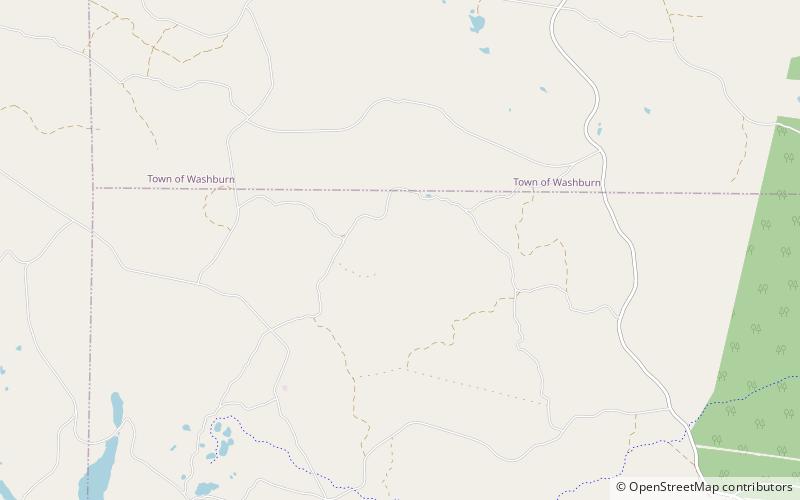 Moquah Barrens Research Natural Area location map