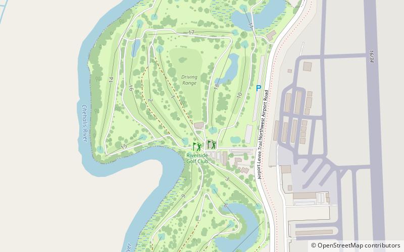 Riverside Golf Club location map