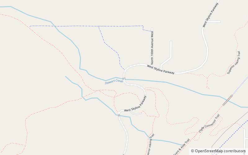 Stewart Creek Bridge location map