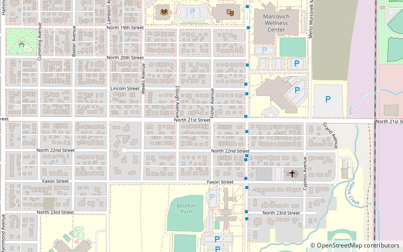 Université du Wisconsin à Superior location map