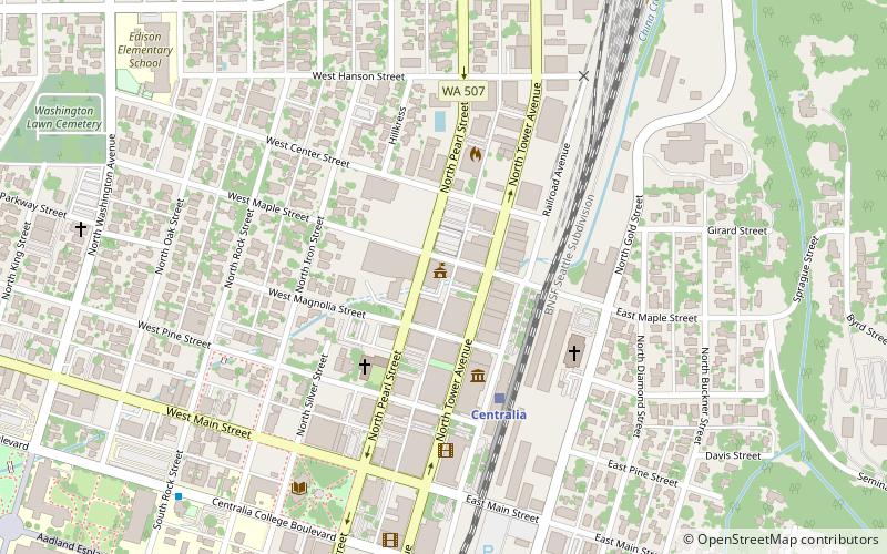Centralia - Centralia Station location map