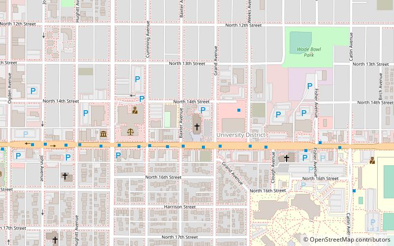 Cathedral of Christ the King location map