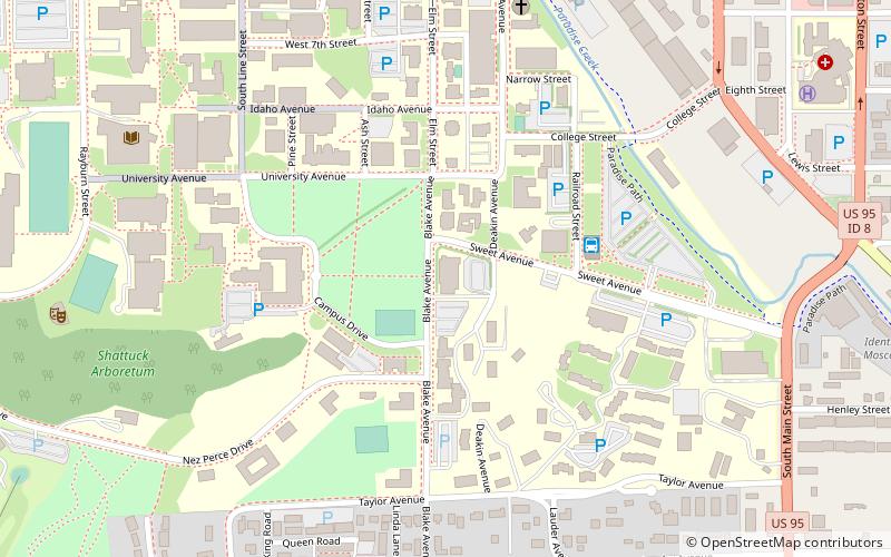 Lionel Hampton School of Music location map