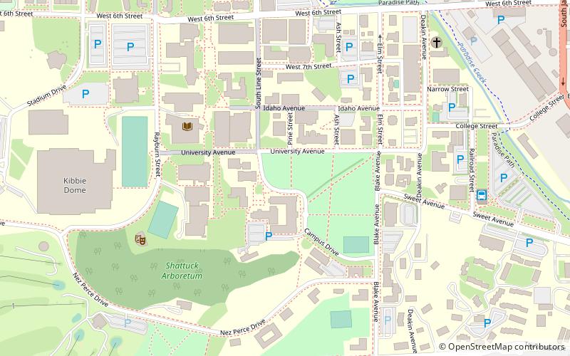 University of Idaho Gymnasium and Armory location map