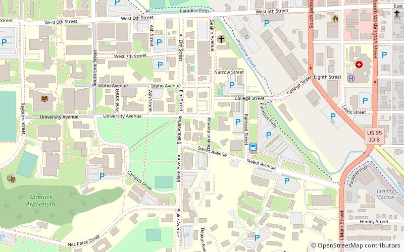 Kappa Sigma Fraternity location map