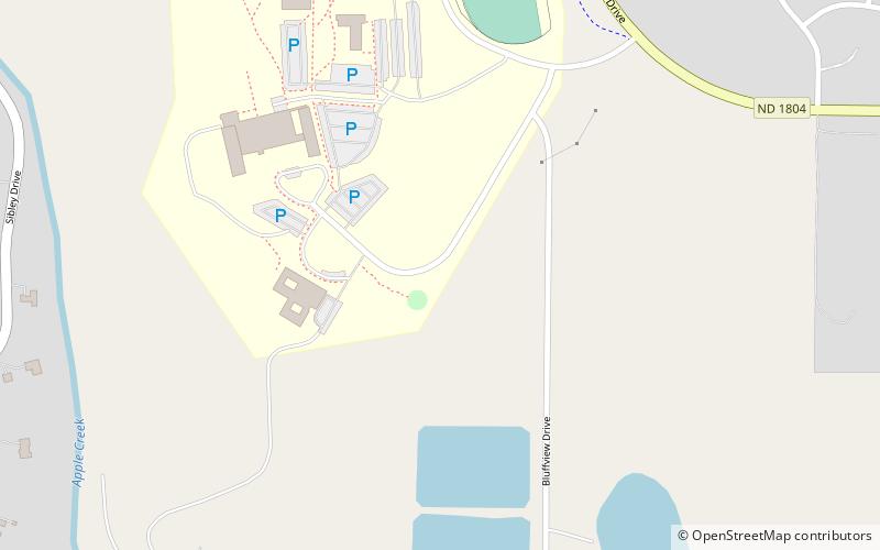 University of Mary location map