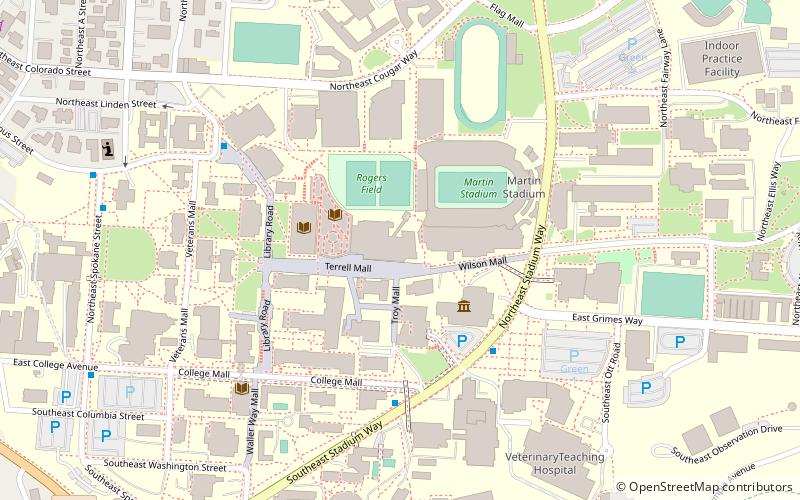 Washington State University location map