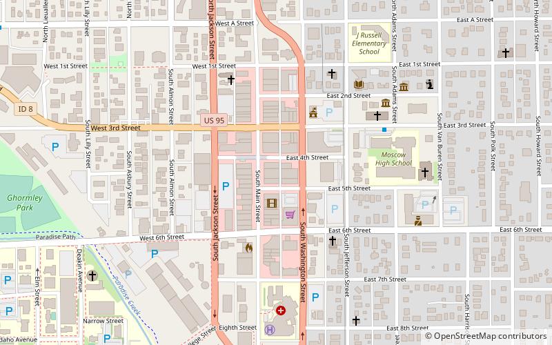 Skattaboe Block location map