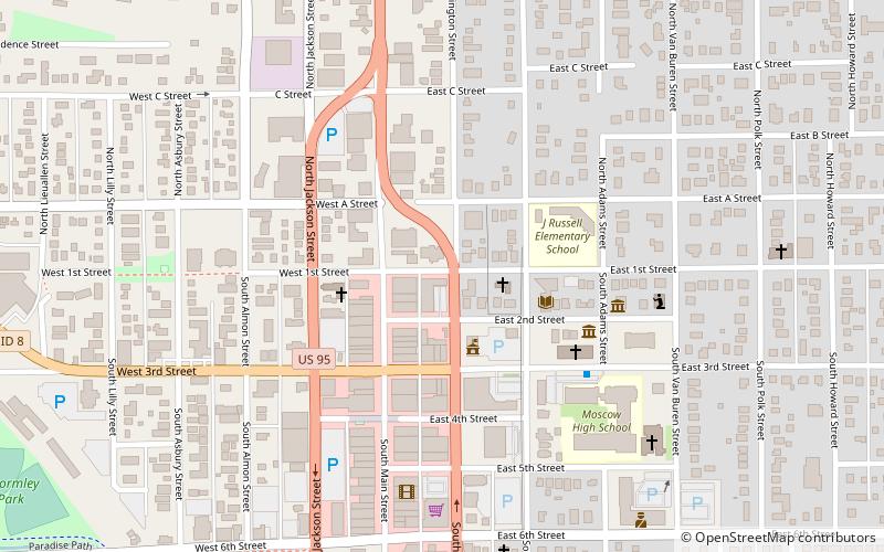 McConnell–McGuire Building location map