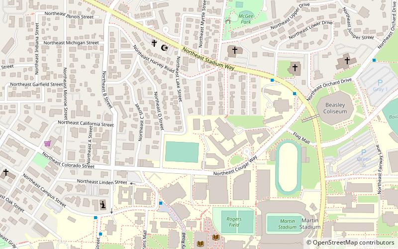 Scott/Coman Hall location map