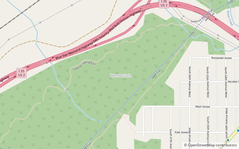 west duluth location map