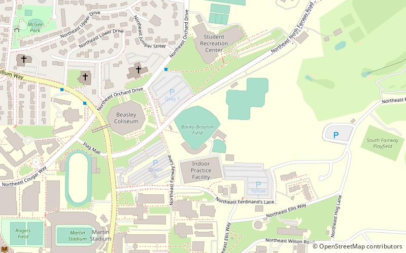 Bailey–Brayton Field location map