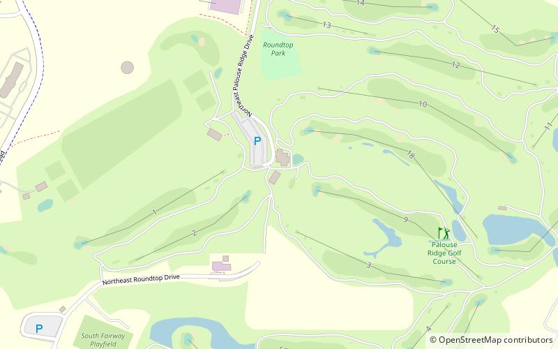 Palouse Ridge Golf Club location map