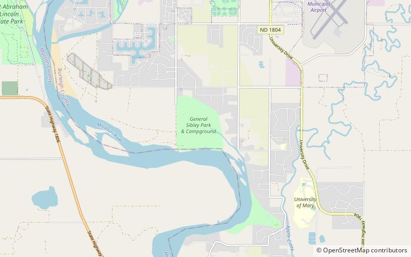 General Sibley Park location map