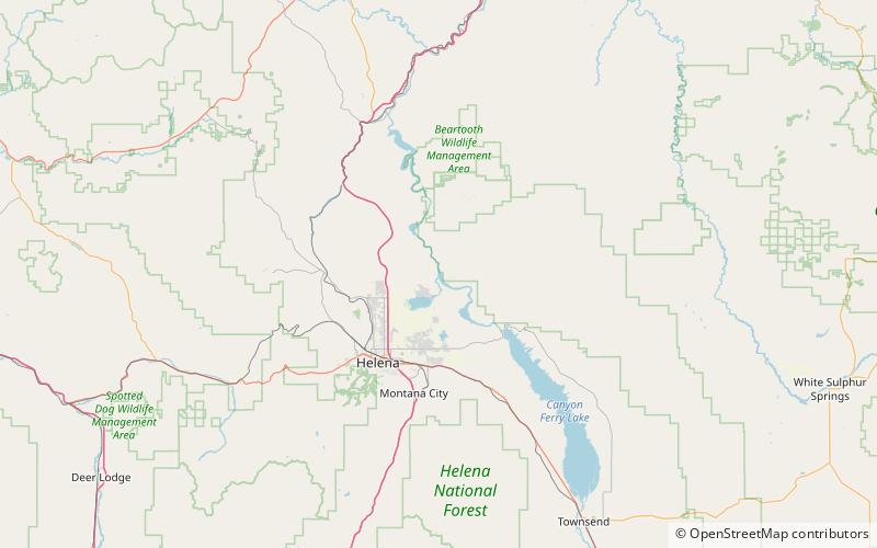 Black Sandy State Park location map