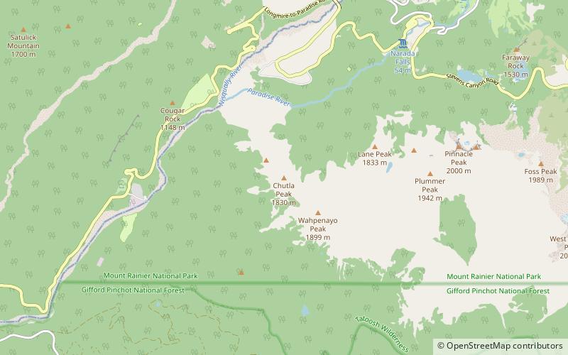 Chutla Peak location map