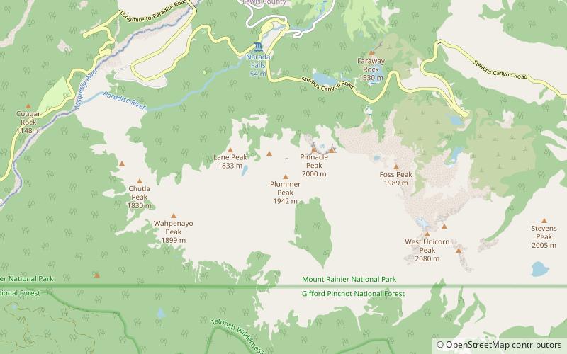 Plummer Peak location map