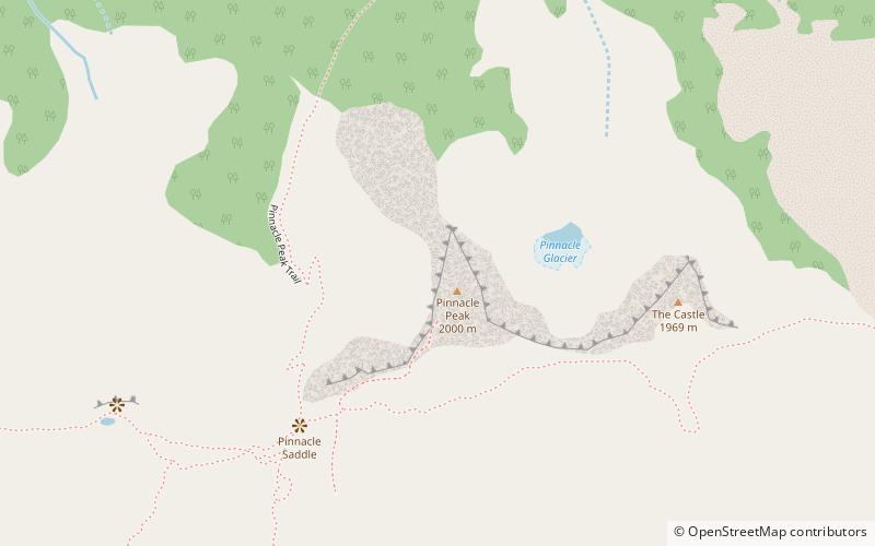 Pinnacle Peak location map