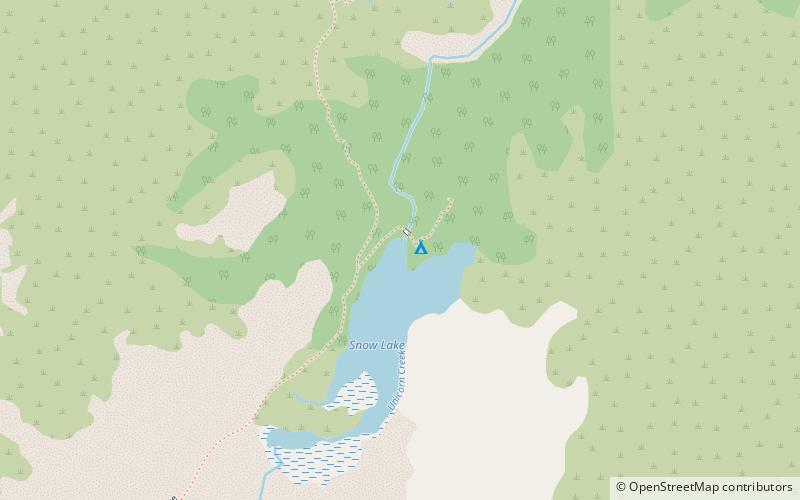 Snow Lake location map