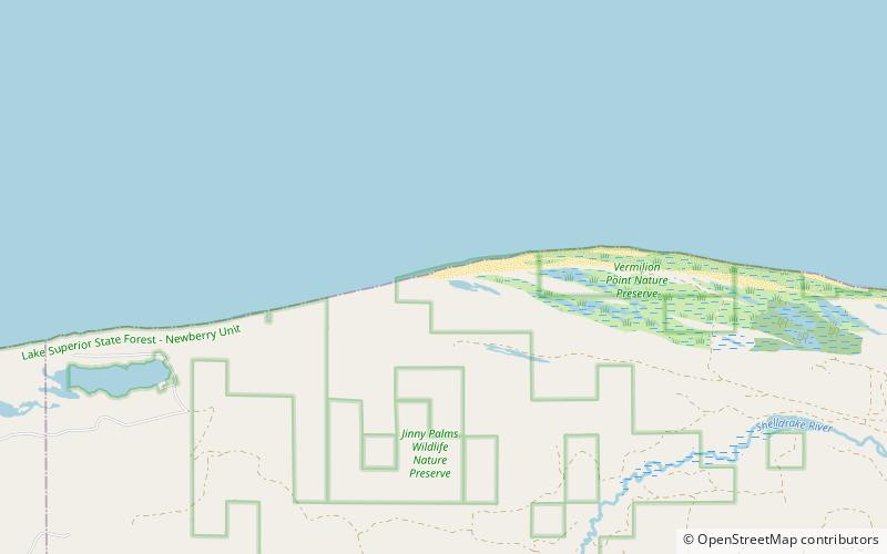Vermilion Point location map