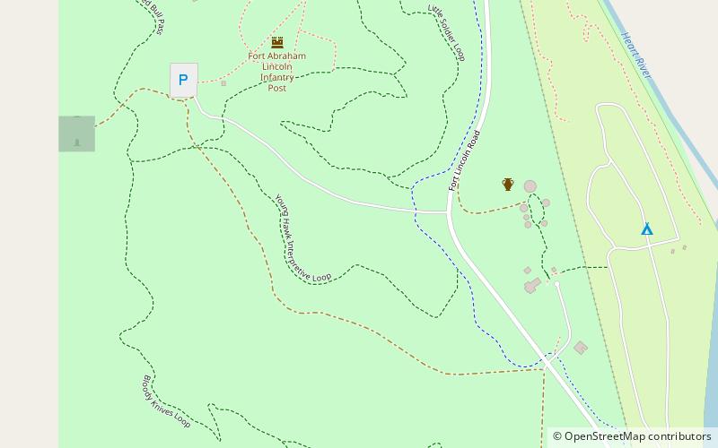 Fuerte Abraham Lincoln location map