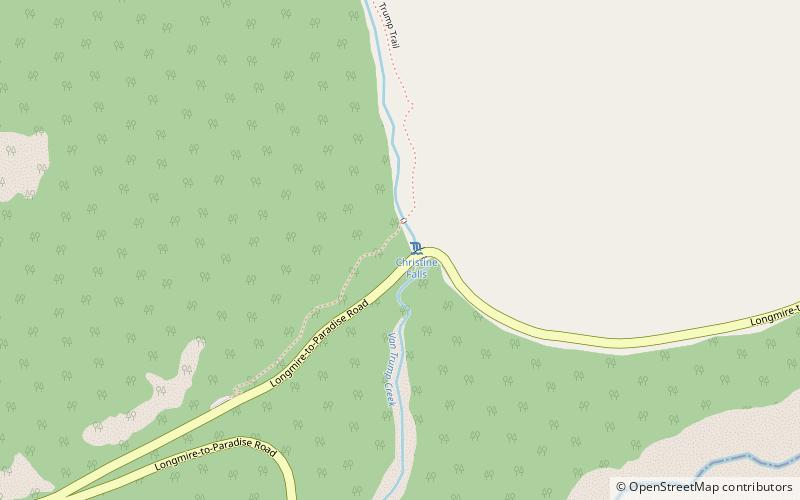 Christine Falls location map