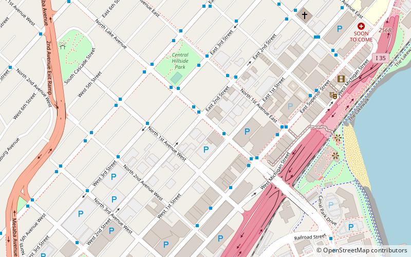 Duluth Masonic Center location map