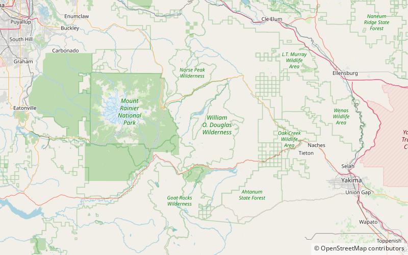 William O. Douglas Wilderness location map