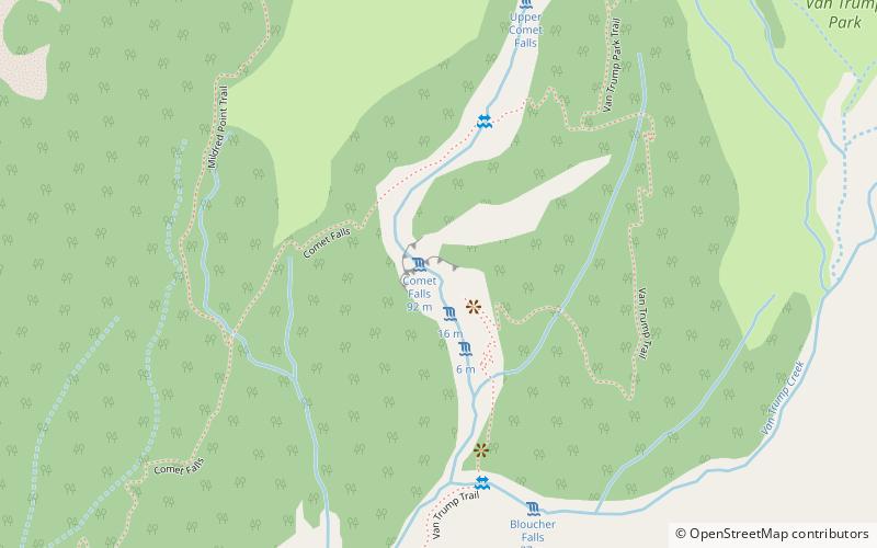 Chutes Comet location map