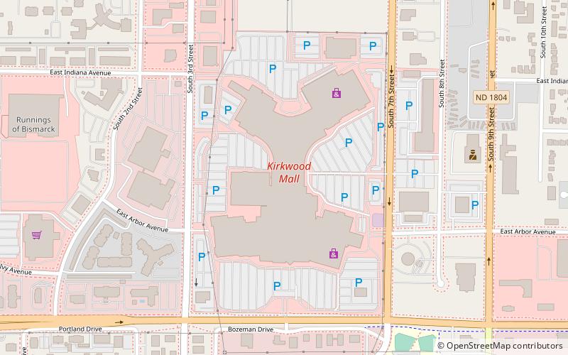 Kirkwood Mall location map