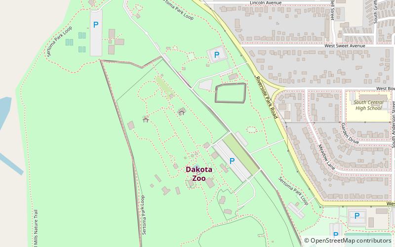 sertoma park bismarck location map
