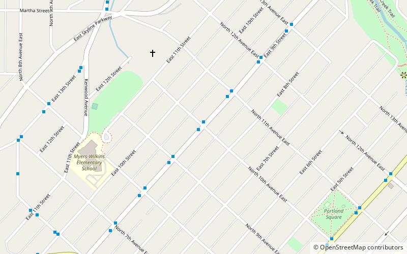 East Hillside location map