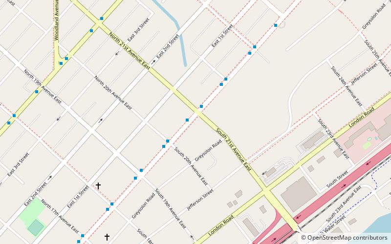 East End / Endion location map
