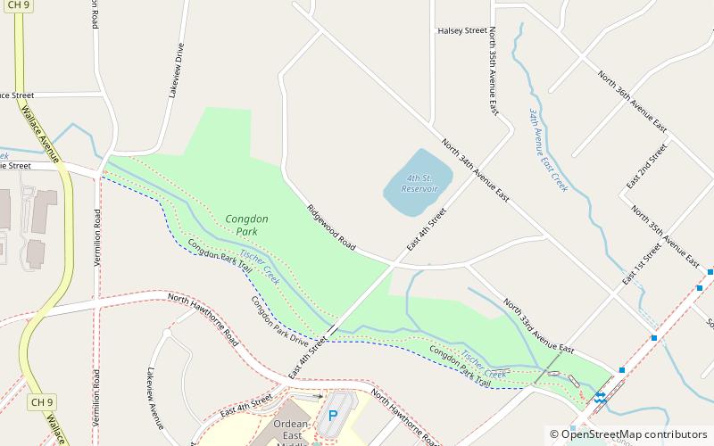 congdon park duluth location map