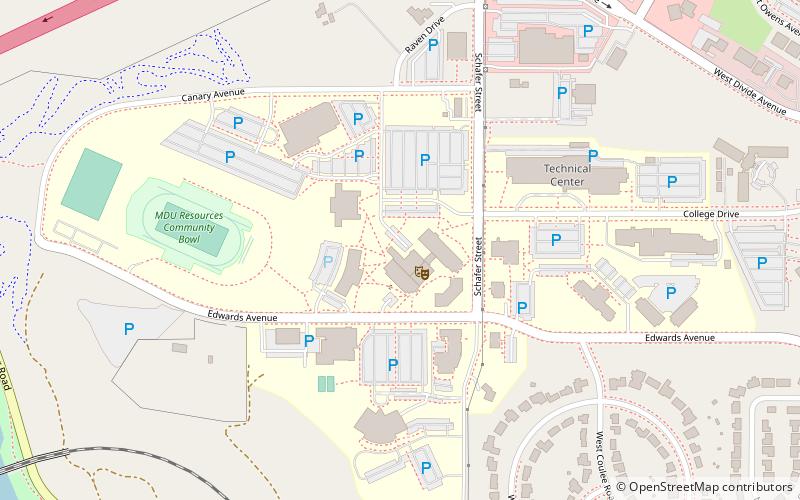 bismarck state college location map