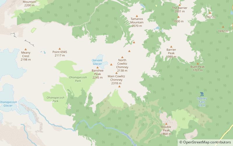 Cowlitz Chimneys location map