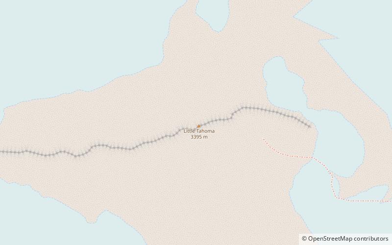 Little Tahoma Peak location map