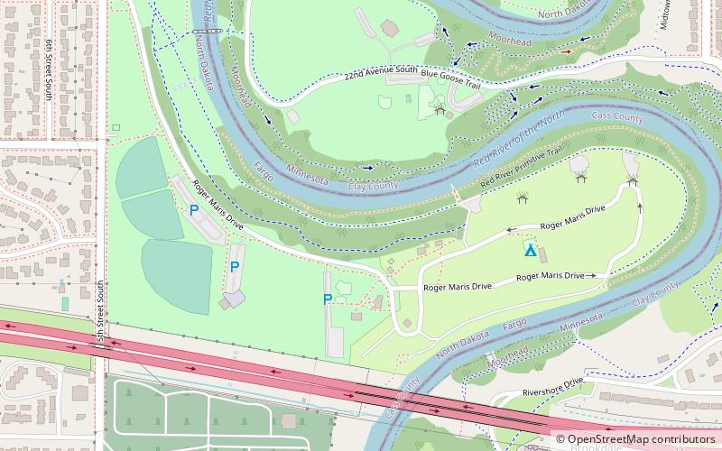 lindenwood park fargo location map
