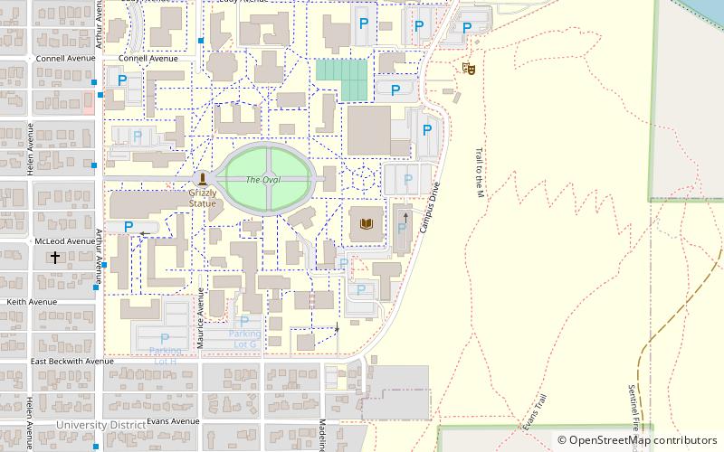 Maureen and Mike Mansfield Library location map