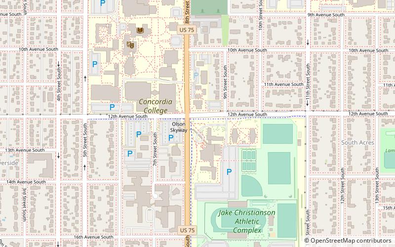 Concordia College location map