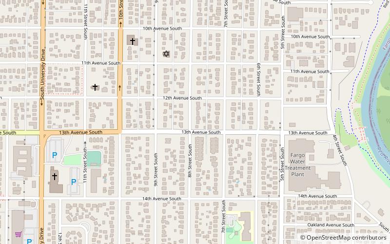 fargo south residential district location map