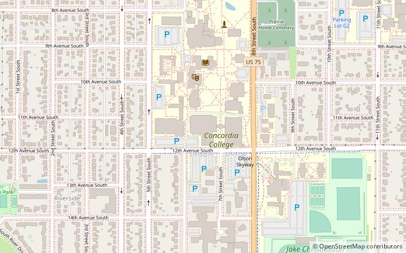 memorial auditorium moorhead location map