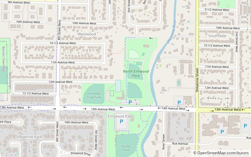 North Elmwood Park location map