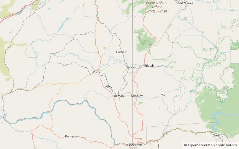 Kamiak Butte location map