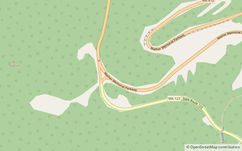 Cayuse Pass location map