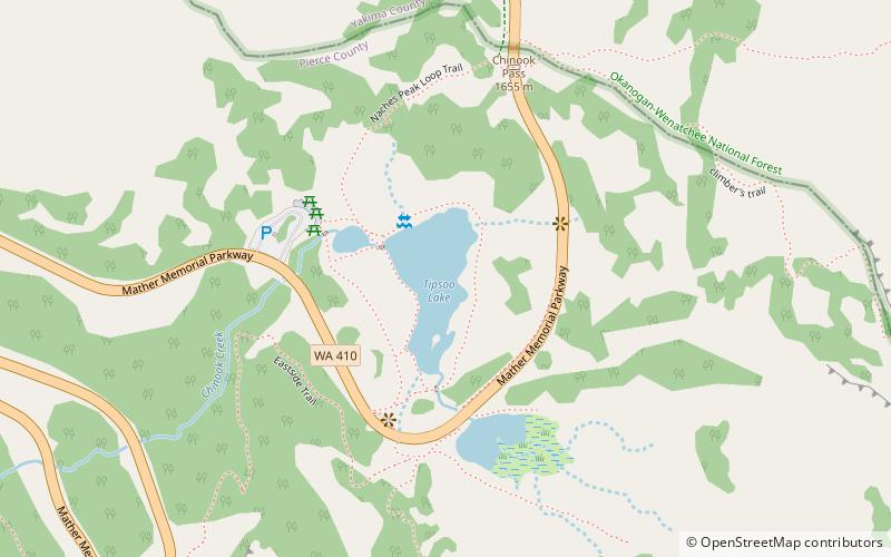 Tipsoo Lake location map